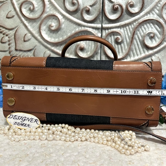 Authentic MICHAEL KORS Dillon Blue Denim Satchel VGC! - Picture 8 of 13